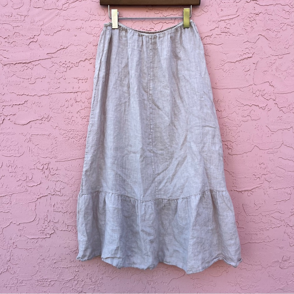 Unbranded Italian Linen Skirt Size Small Italy Travel